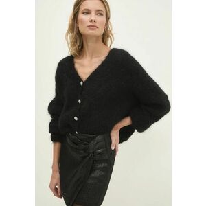 Answear Lab cardigan de lana culoarea negru imagine