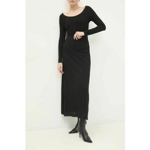 Answear Lab fusta culoarea negru, maxi, evazati imagine