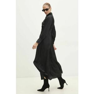 Answear Lab rochie culoarea negru, maxi, evazati imagine