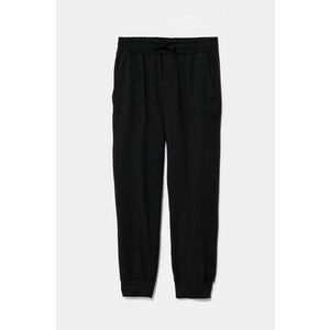 Abercrombie & Fitch pantaloni de trening pentru copii culoarea negru, neted, KI234-4055 imagine