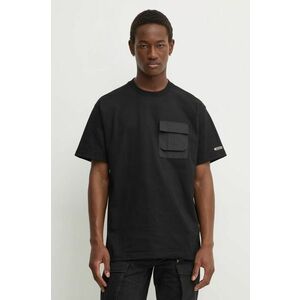 G-Star Raw tricou din bumbac barbati, culoarea negru, neted, D25161-C336 imagine