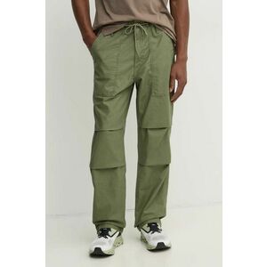 Levi's pantaloni de bumbac culoarea verde, drept, A9210 imagine