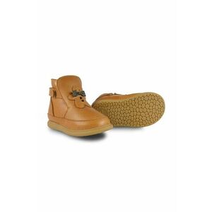 Donsje ghete de iarna pentru copii din piele Abbus Shoes Gingerbread culoarea maro, 1500103 imagine