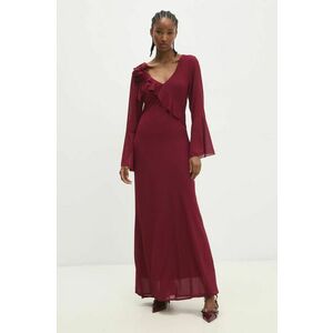 Answear Lab rochie culoarea rosu, maxi, drept imagine