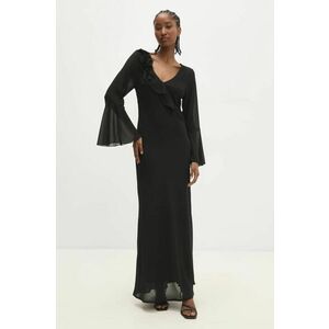 Answear Lab rochie culoarea negru, maxi, drept imagine