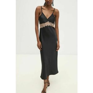 Answear Lab rochie culoarea negru, maxi, drept imagine