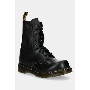 MM6 Maison Margiela bocanci de piele MM6 Maison Margiela x Dr. Martens femei, culoarea negru, cu platforma, S66WU0126.P8030 imagine