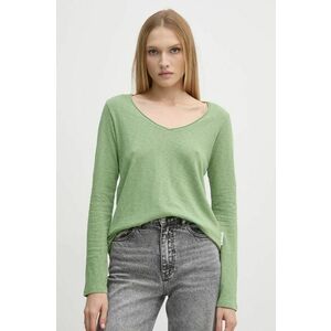 Marc O'Polo longsleeve din bumbac culoarea verde, 5000006102 imagine