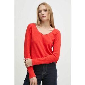 Marc O'Polo longsleeve din bumbac culoarea rosu, 5000006102 imagine