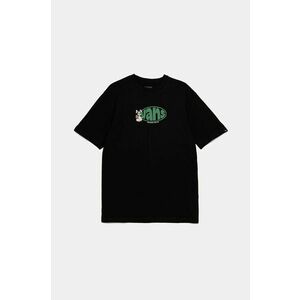 Vans tricou de bumbac pentru copii HOPPER culoarea negru, cu imprimeu, VN000JCHBLK1 imagine