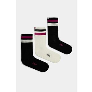 Fila sosete 3-pack femei, culoarea negru, F3609 imagine