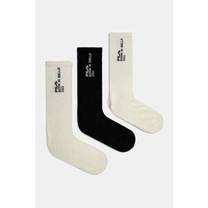 Fila sosete 3-pack barbati, culoarea bej, F5602 imagine