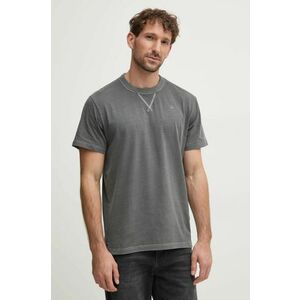 G-Star Raw tricou din bumbac bărbați, culoarea gri, uni, D24449-2653 imagine