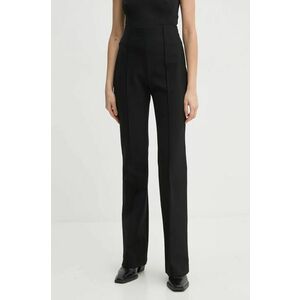 A.L.C. pantaloni Brooks femei, culoarea negru, evazați, high waist, 2PANT01053 imagine