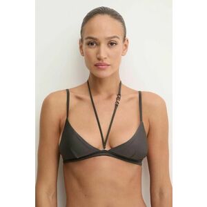 Karl Lagerfeld sutien de baie culoarea gri, cupă moale, A1W46021 imagine