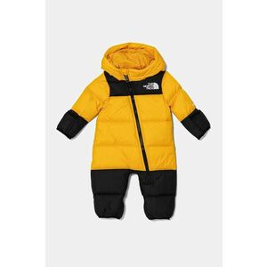 The North Face salopetă din puf pentru bebeluși BABY 1996 RETRO NUPTSE ONE PIECE culoarea galben, NF0A7WPF56P1 imagine