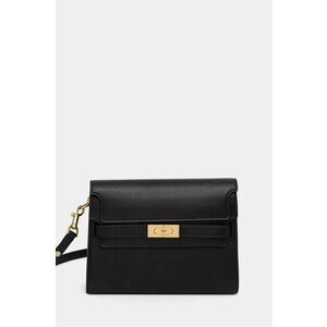 Tory Burch poșetă de piele Lee Radziwill culoarea negru, 158720.001 imagine