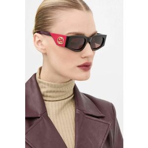 Gucci ochelari de soare femei, culoarea violet, GG1664S imagine