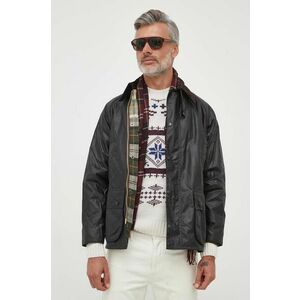 Barbour geacă Bedale Wax Jacket bărbați, culoarea verde, de tranziție MWX0018 imagine