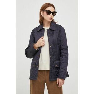 Barbour geaca femei, culoarea albastru marin, de tranzitie imagine