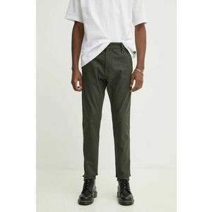 G-Star Raw pantaloni barbati, culoarea verde, cu fason chinos imagine