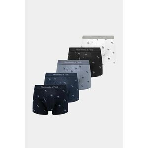 Abercrombie & Fitch boxeri 5-pack barbati, culoarea albastru marin imagine