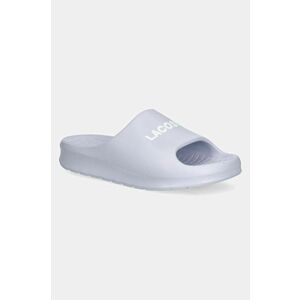 Lacoste papuci Serve Slide 2.0 femei, culoarea violet, 47CFA0020 imagine