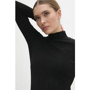 Answear Lab longsleeve femei, culoarea negru, cu turtleneck imagine