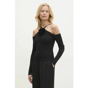 Answear Lab bluza femei, culoarea negru, neted imagine