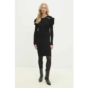 Answear Lab rochie culoarea negru, mini, mulata imagine