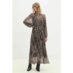 Answear Lab rochie culoarea bej, maxi, oversize imagine