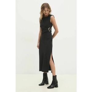 Answear Lab rochie culoarea negru, maxi, drept imagine