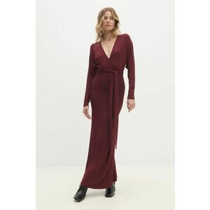 Answear Lab rochie culoarea rosu, maxi, drept imagine