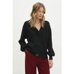 Answear Lab cardigan femei, culoarea negru, călduros imagine