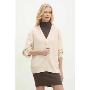 Answear Lab cardigan femei, culoarea bej, călduros imagine