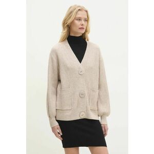 Answear Lab cardigan femei, culoarea bej, călduros imagine