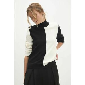 Answear Lab pulover de cașmir culoarea negru, cu turtleneck imagine