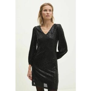 Answear Lab rochie culoarea negru, mini, drept imagine