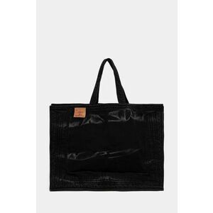 Y/Project geantă din denim MAXI WIRE CABAS BAG culoarea negru, 620BA005 imagine