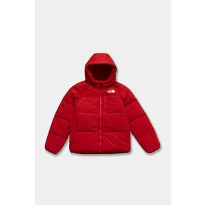 The North Face geaca de puf pentru copii NORTH DOWN HOODED JACKET culoarea rosu, NF0A88TX6821 imagine