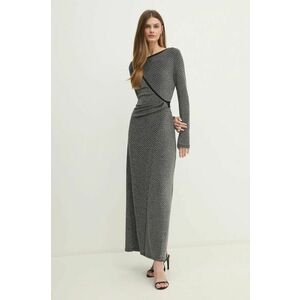 DIANE VON FURSTENBERG rochie culoarea gri, maxi, evazati, DVFDW4S011 imagine