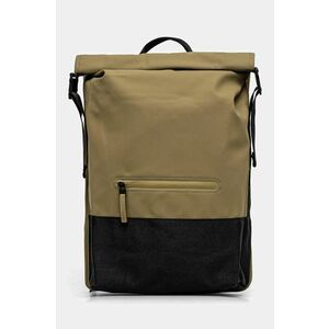 Rains rucsac Trail Rolltop Backpack W3 culoarea verde, mare, neted, 14320-44 imagine