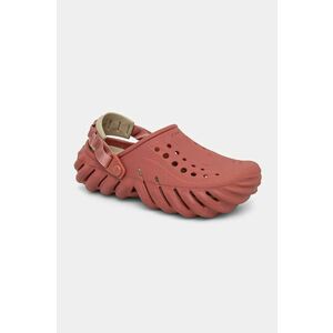 Crocs papuci X - (Echo) Clog femei, culoarea roz, 207937 imagine