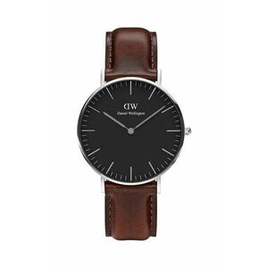 Daniel Wellington ceas Classic Black Durham 36 barbati, culoarea maro, DW00100143 imagine