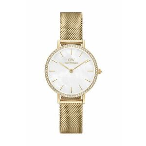 Daniel Wellington ceas Petite Lumine Bezel Evergold femei, culoarea auriu, DW00100662 imagine