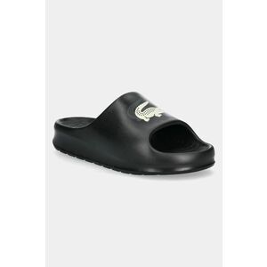 Lacoste papuci 45CMA0005 barbati, culoarea negru, SERVE SLIDE 2.0 123 1 CMA imagine