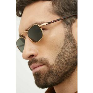 Persol ochelari de soare barbati, culoarea auriu, 0PO1020S imagine