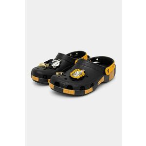 Crocs papuci Classic Hufflepuff Clog culoarea negru, 210529 imagine