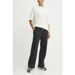 Champion pantaloni de trening culoarea negru, neted, 117638 imagine