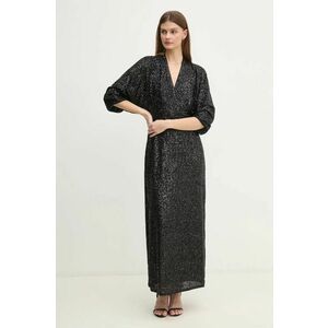 DIANE VON FURSTENBERG rochie culoarea negru, maxi, evazati, DVFGL4S004 imagine